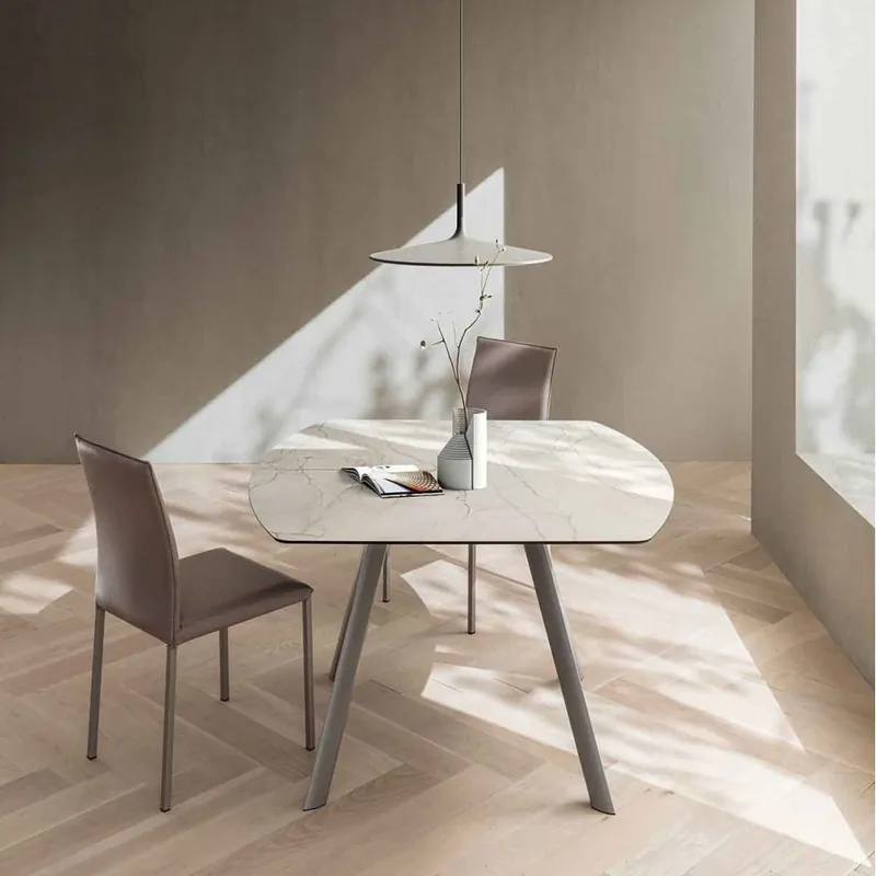 Mesa extensible Nelson con tapa de barril - Sala de estar