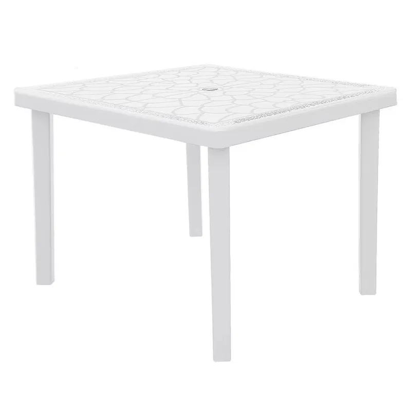 Mesa de jardín cuadrada Grandsoleil Gruvyer de polipropileno - Mueble de jardin