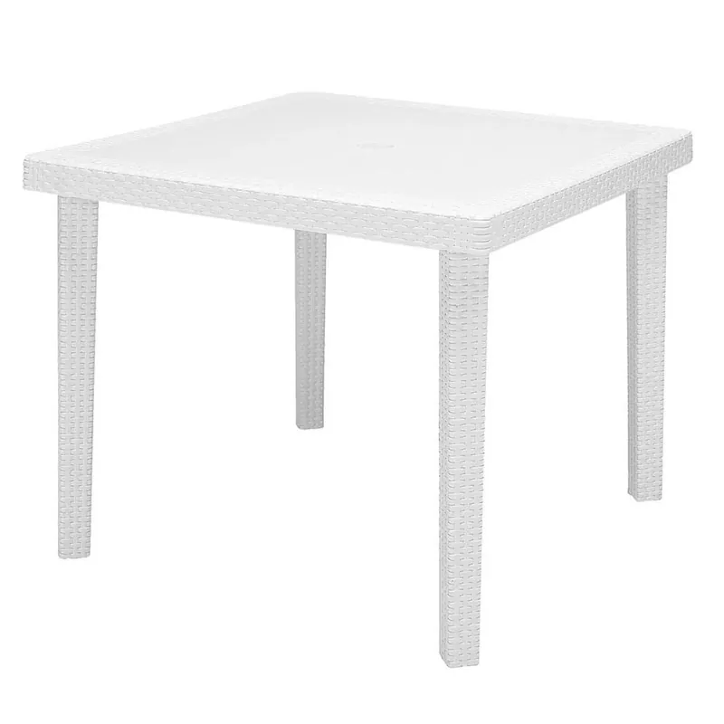 Mesa de jardín cuadrada Grandsoleil Boheme de polietileno - Mueble de jardin