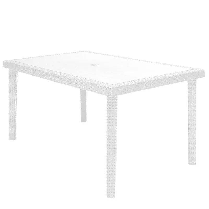 Mesa de jardín rectangular Grandsoleil Boheme de polipropileno - Mueble de jardin