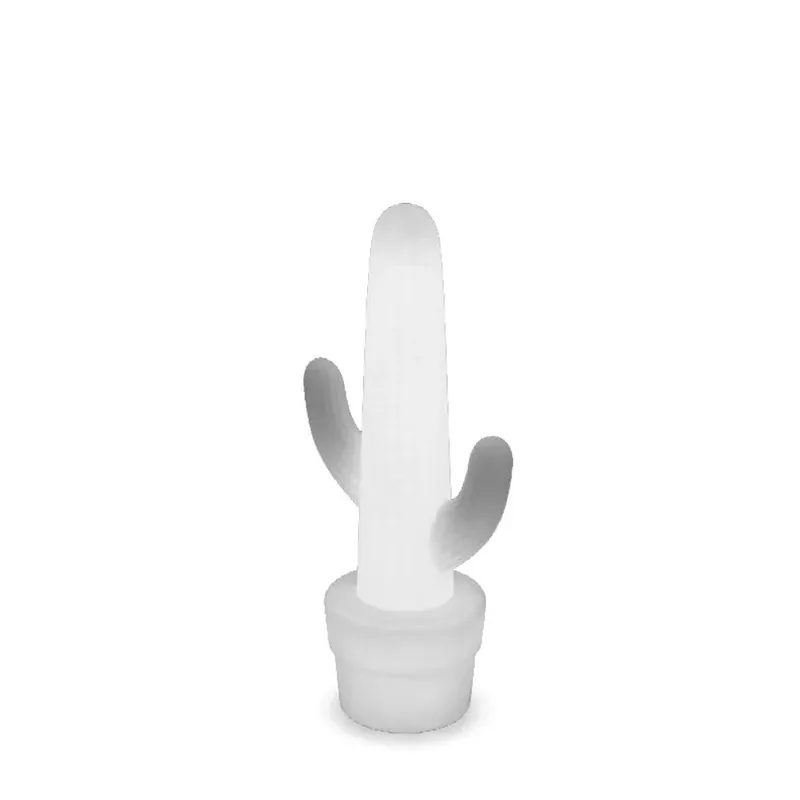 Lámpara de pie New Garden Kaktus 100 en forma de cactus en maceta disponible en dos acabados - Mueble de jardin