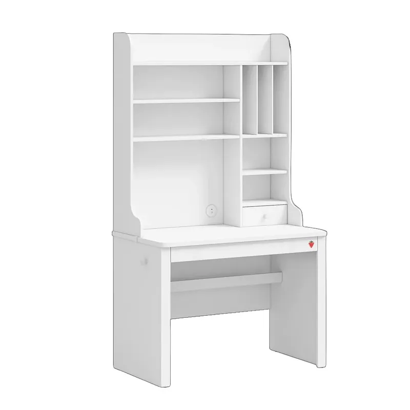 Escritorio Cilek Varia blanco con panel de almacenamiento frontal - zona de dormir