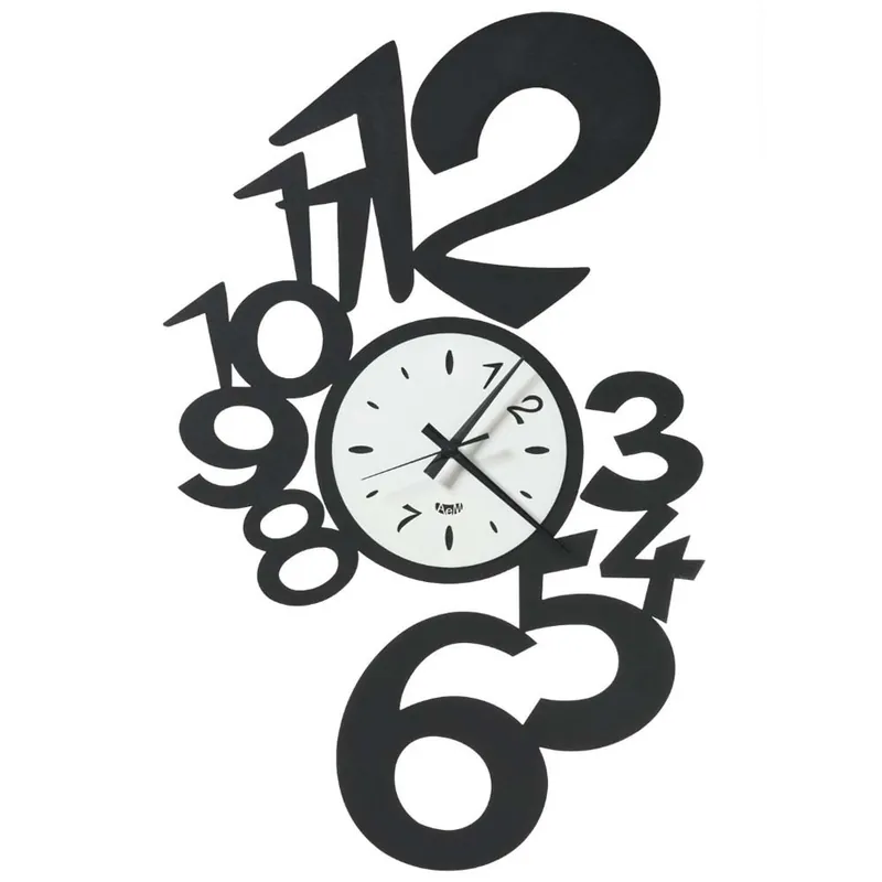 Reloj de pared de metal Lupin de Arti e Mestieri fabricado en Italia - Objetos y accesorios