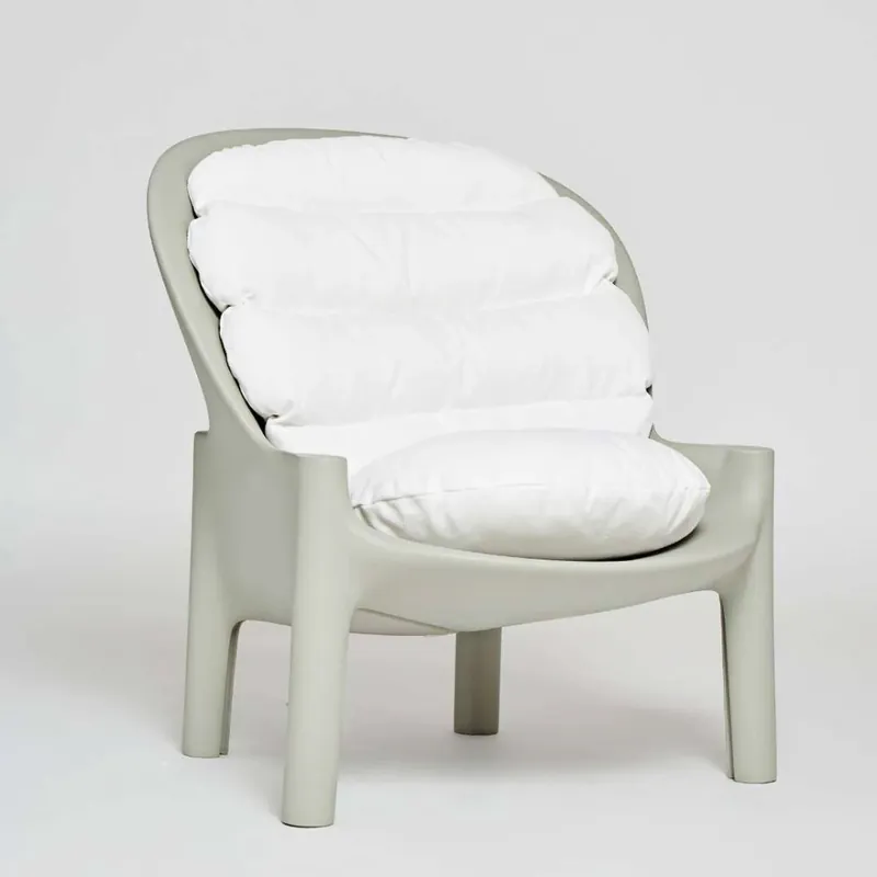 Silla de exterior Serralunga Balzac con cojín - Mueble de jardin