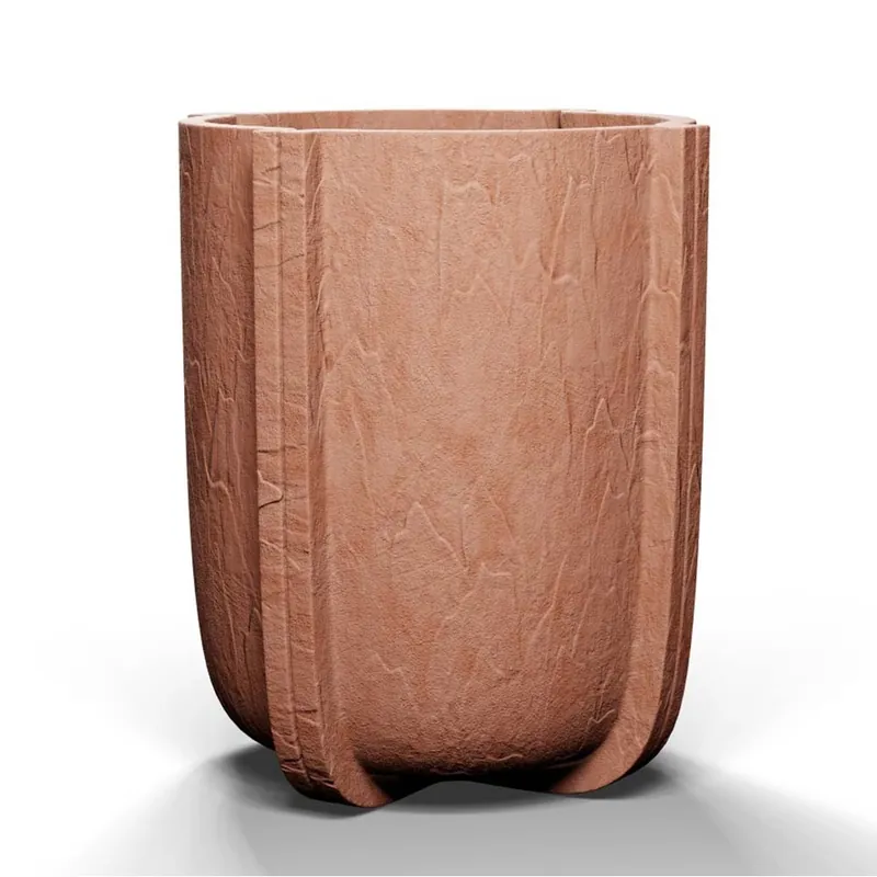 Jarrón de exterior Serralunga Cassero disponible en dos acabados - Mueble de jardin