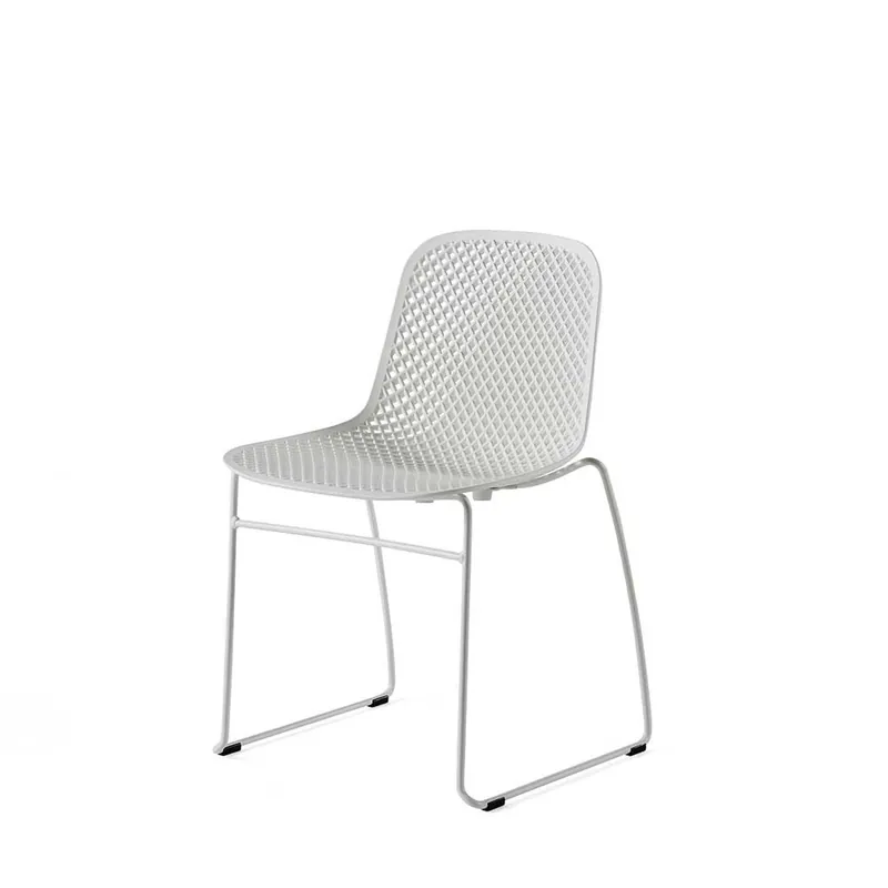 Silla Baleri Italia ISI con estructura de varilla de acero y carcasa de nailon moldeado por inyección - Mueble de jardin