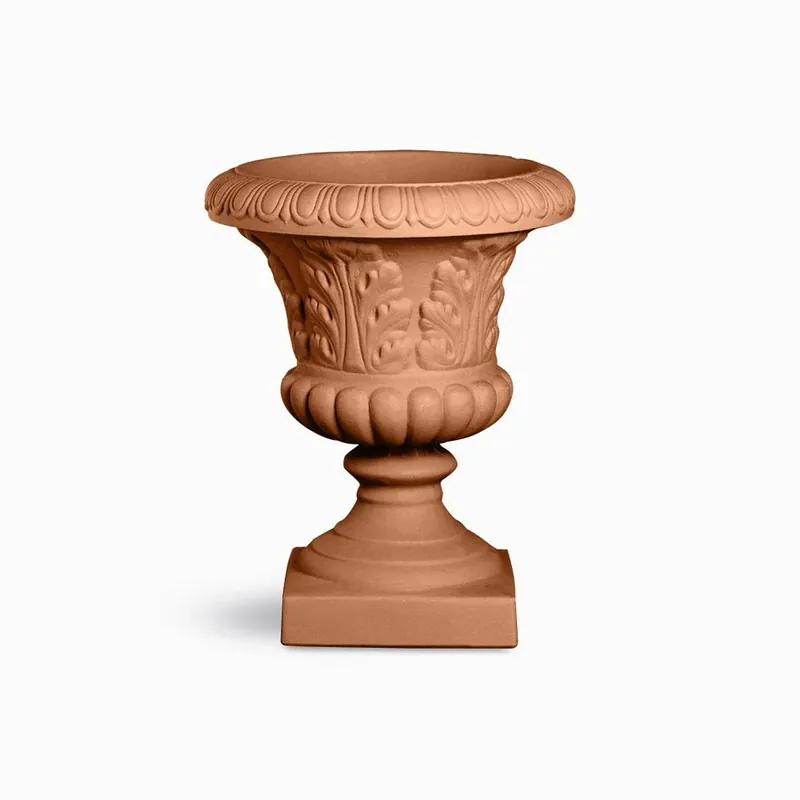 Jardinera Serralunga Leafy Goblet en polietileno reciclable para uso interior y exterior - Mueble de jardin