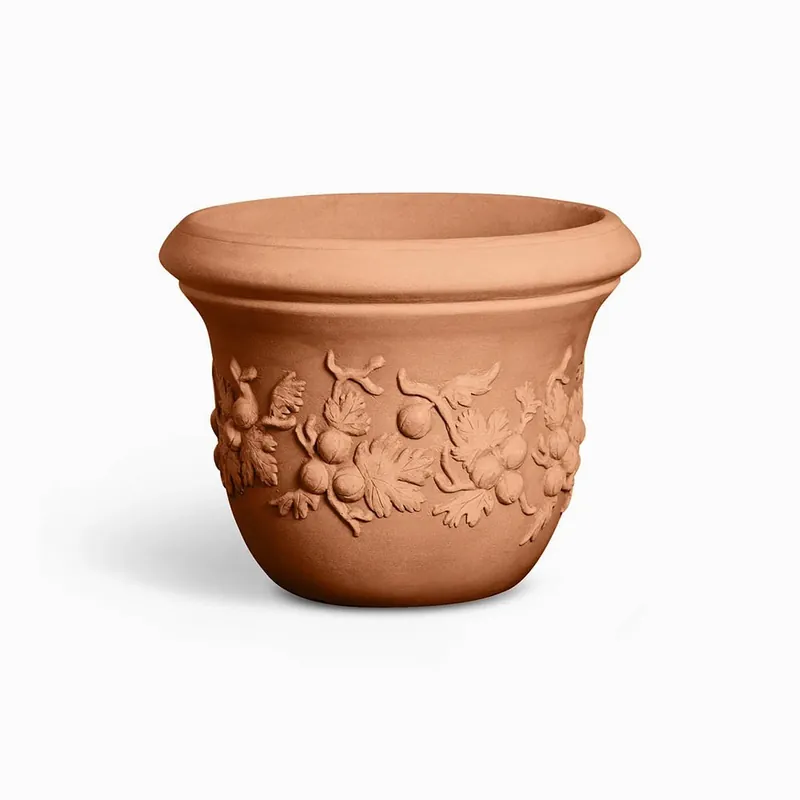 Jarrón Serralunga Grosella en polietileno reciclable para uso interior y exterior en varios acabados. - Mueble de jardin