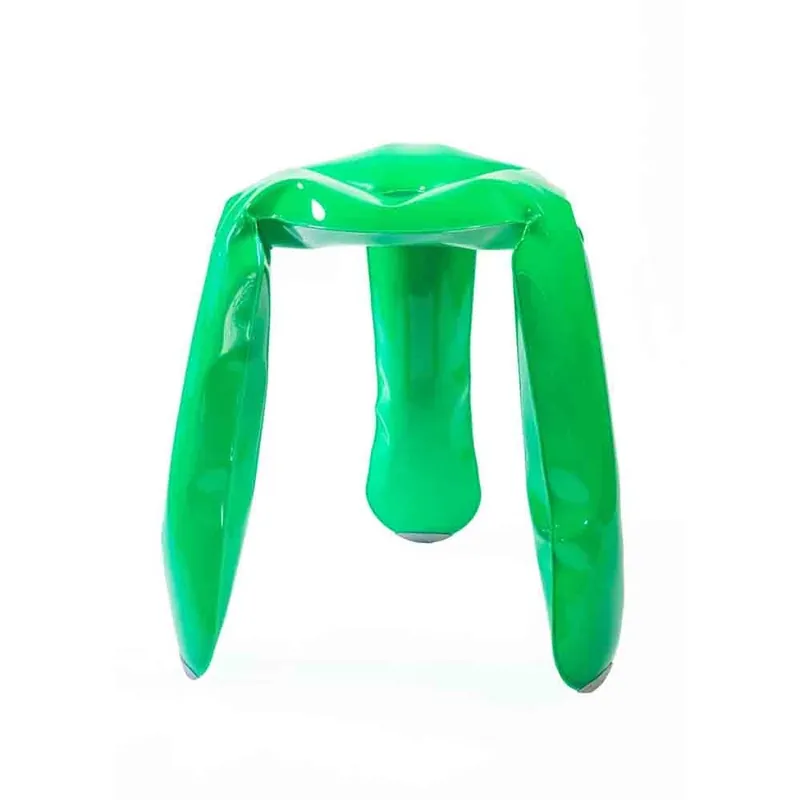 Taburete Zieta Studio Plopp Neon de aluminio en varios acabados - Sala de estar
