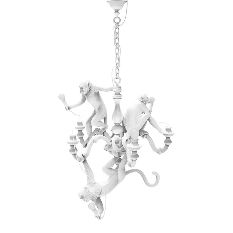 Lámpara de araña Seletti Monkey con un diseño moderno - Iluminacion