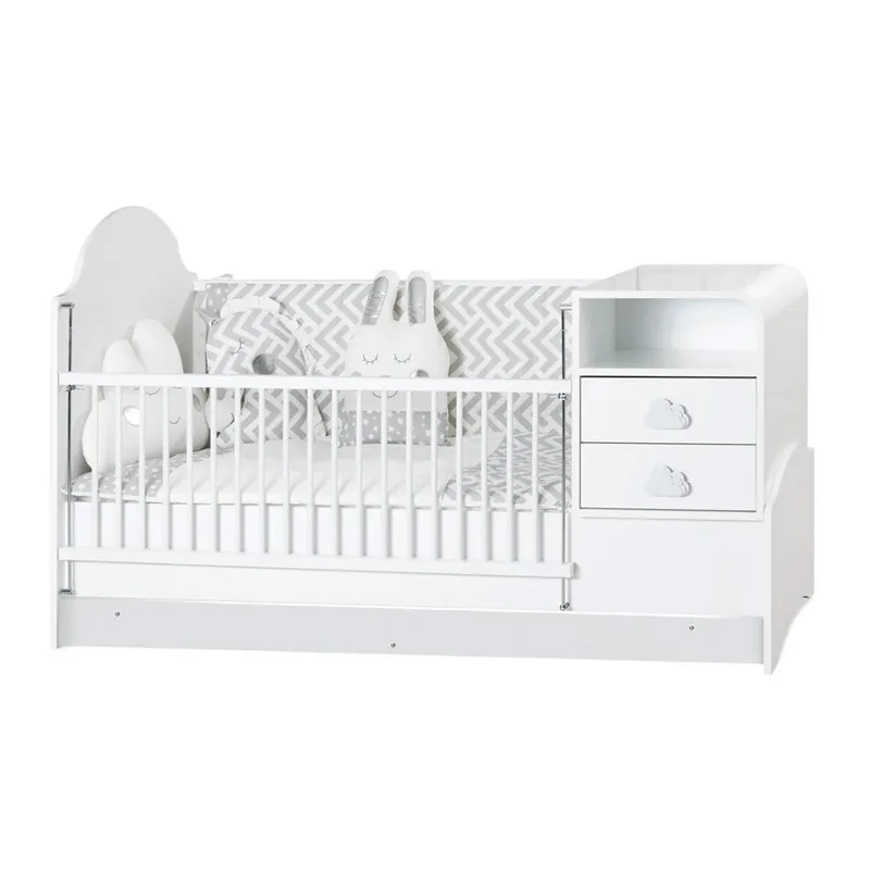 Cuna convertible en cama modelo Pori - zona de dormir