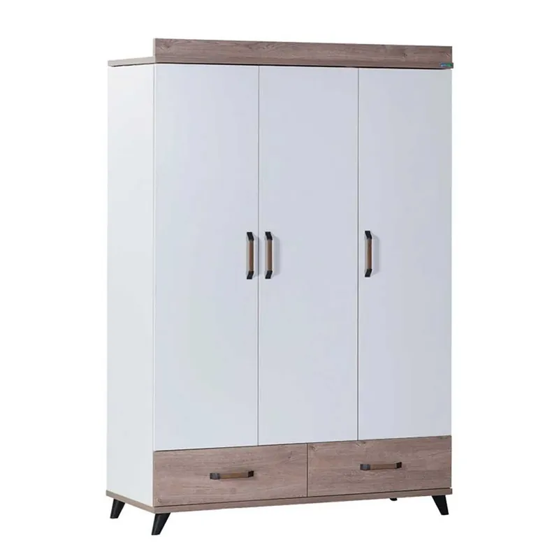 Armario de 3 puertas para dormitorio infantil, línea Natura - zona de dormir