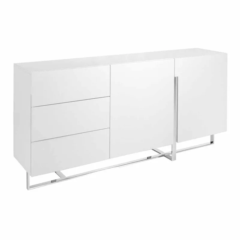 Aparador moderno 3051 en MDF blanco - Angel Cerdà