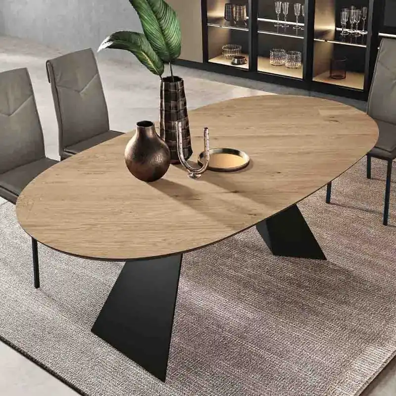 Mesa de diseño de roble Tokio - Capodarte
