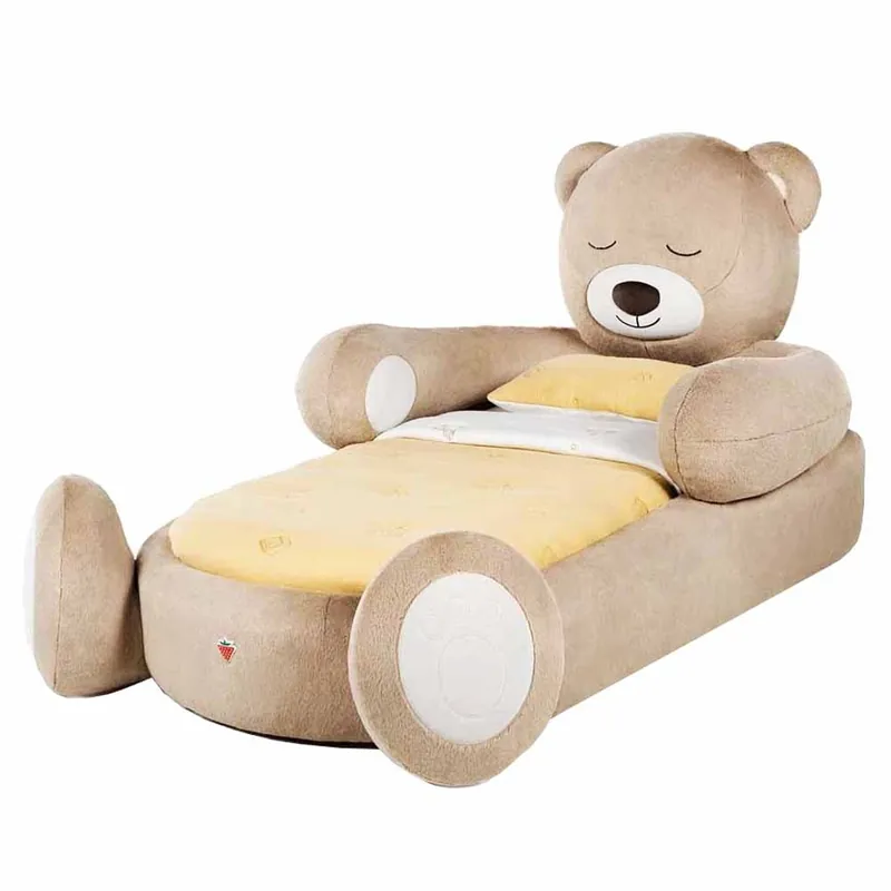 Cama infantil con colchón y diseño de osito de peluche Cilek | Dormitorio de diseño - zona de dormir