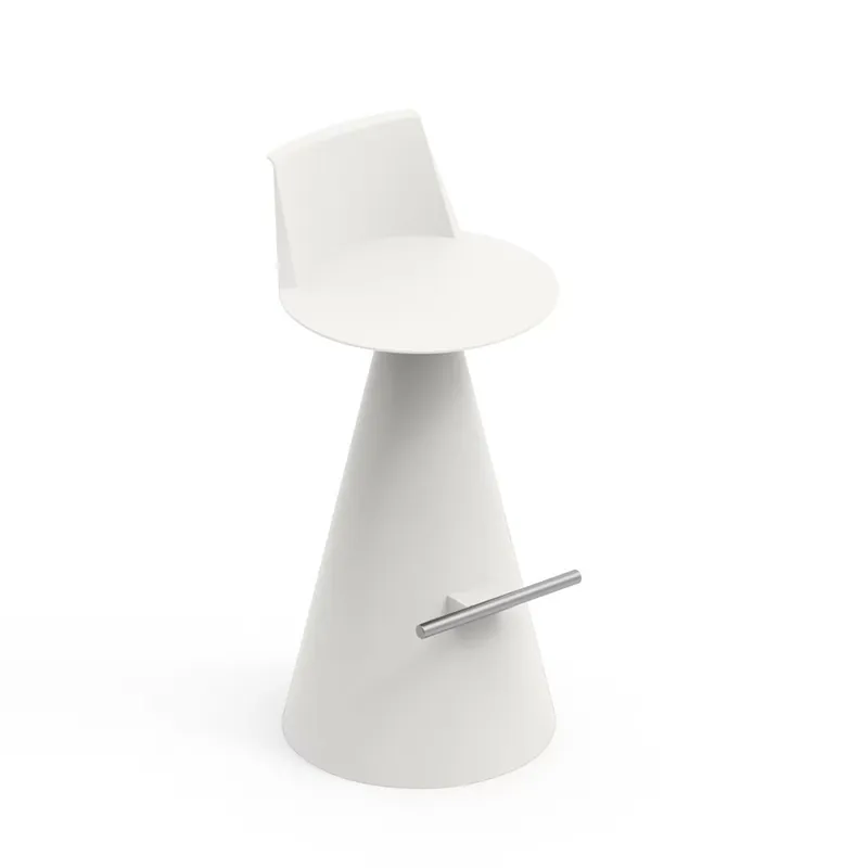 Taburete de diseño Lira con reposapiés | Lyxo - Mueble de jardin