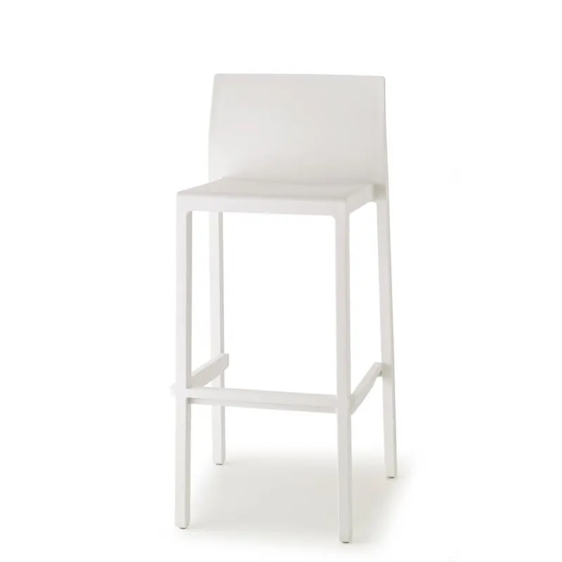 Eurosedia | Leterrazze Taburete de tecnopolímero de 75 cm de altura para bares y cocinas - Mueble de jardin