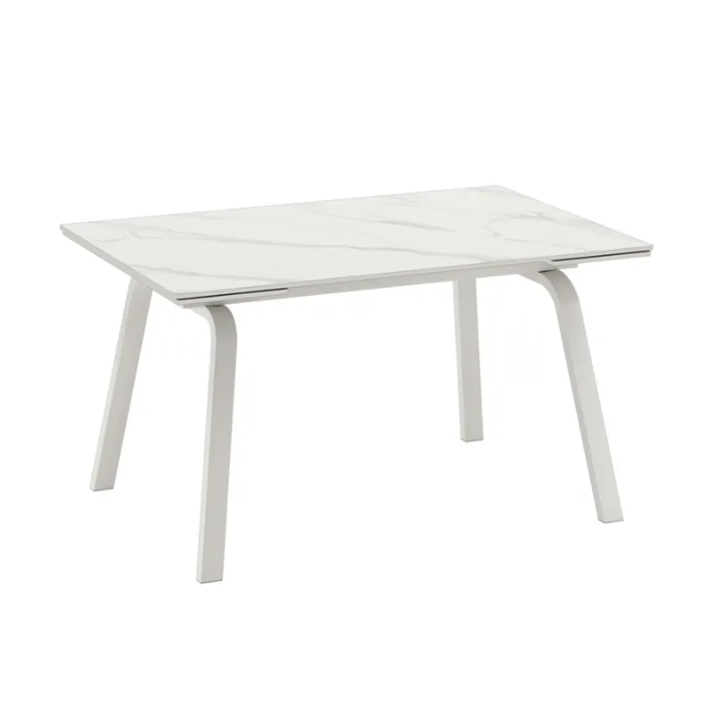 Stones | Mesa extensible Dylan con tablero de cerámica para sala de estar