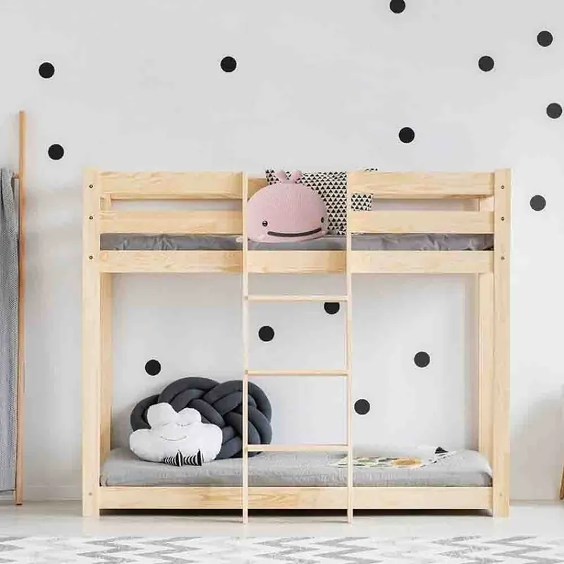 Litera CLP de pino natural de 80x190 | Adeko Kids - zona de dormir