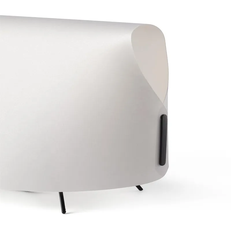 Faro Barcelona | Lámpara de mesa de papiro y metal | Luang - Iluminacion