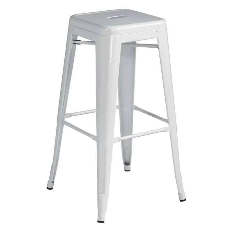 Taburete de chapa metálica para exteriores | Kasa-Store