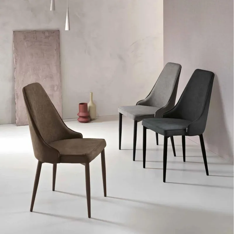 Capodarte | Silla de comedor tapizada | Nelli - Sala de estar