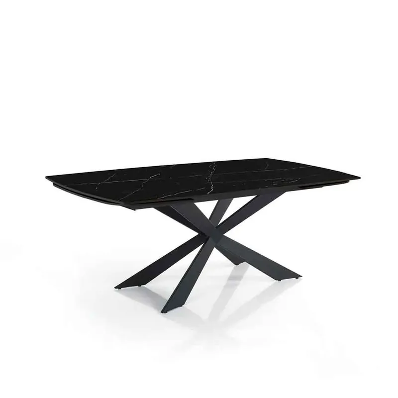 Tomasucci | Mesa ovalada extensible Gemy | tablero de cerámica - Sala de estar