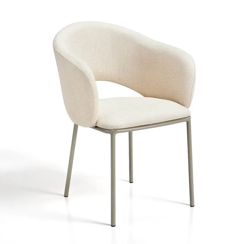 Tomasucci | Silla acolchada Jade Platinium - Sala de estar