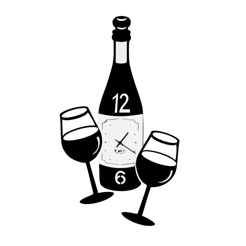Arti e Mestieri | Reloj de pared | ¡Salud! - Objetos y accesorios