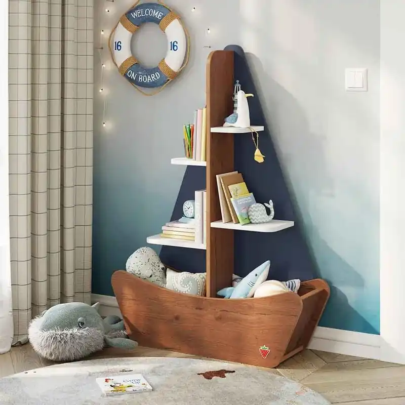 Cilek | Librería Saily, una librería para habitaciones infantiles - zona de dormir
