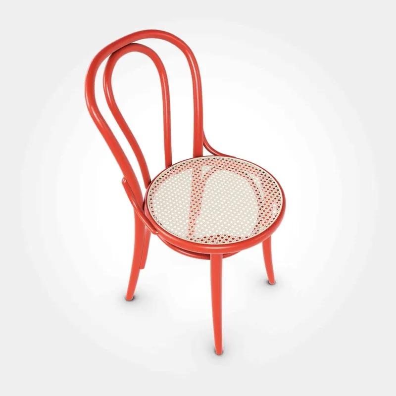 Silla 18 de Ton en madera maciza de haya, colores RAL | Kasa-Store