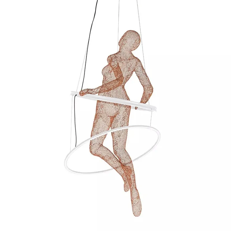 Kenneth Cobonpué | Lámpara colgante Limbo Hoop | Kasa-Store