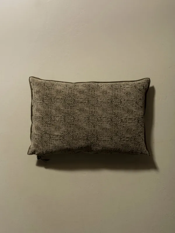 Almohadón Kilim Kaki Maison de Vacances