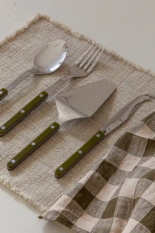 Juego de Cubiertos de servir verde Bistrot Sabre Paris