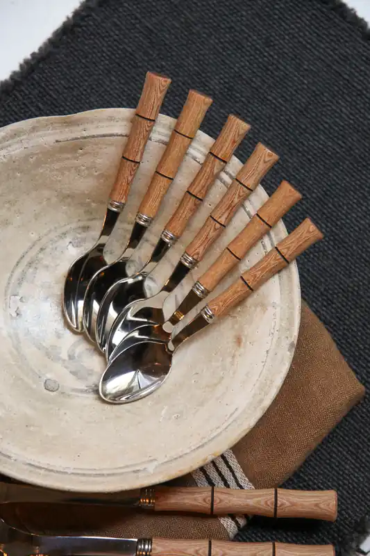 Juego de 6 cucharillas Bambú Bistrot Sabre Paris