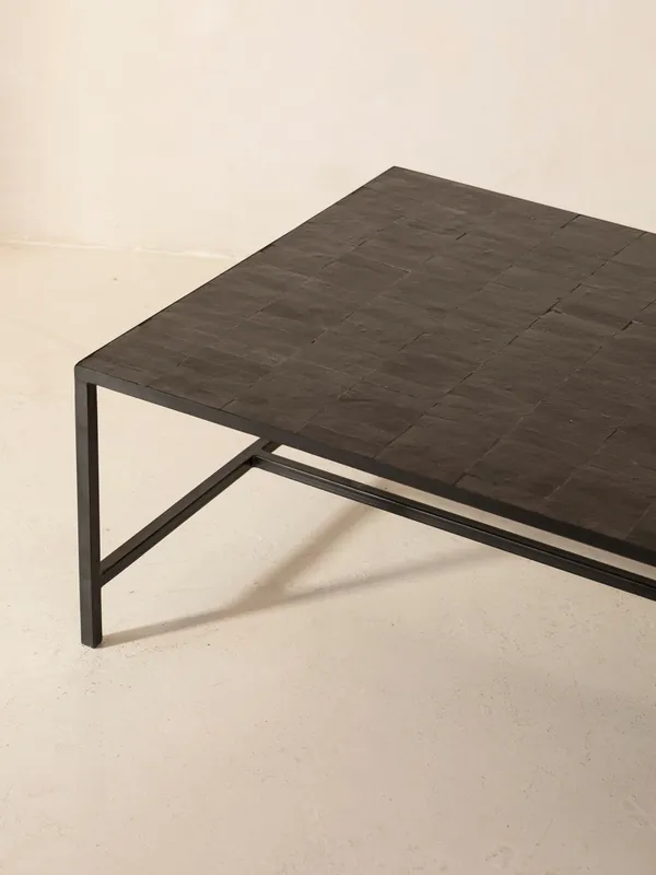 Mesa de centro Zellige negro - Rachid