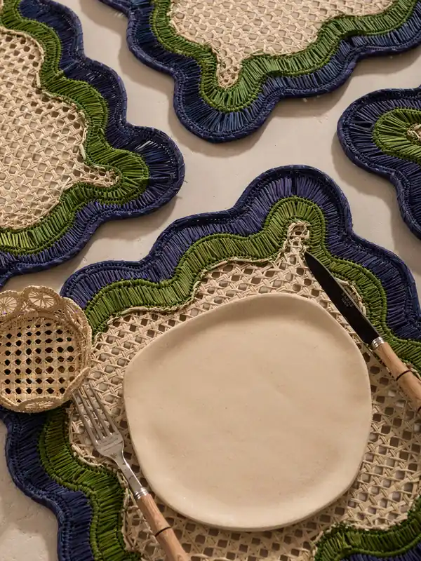 Individual Wavy Verde Navy - Coro Cora