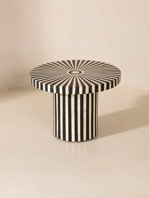 Mesa auxiliar marquetería África 60x45cm - Badr