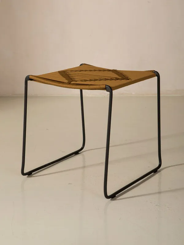 Banqueta Nawal Tabac - Jocker Cuir