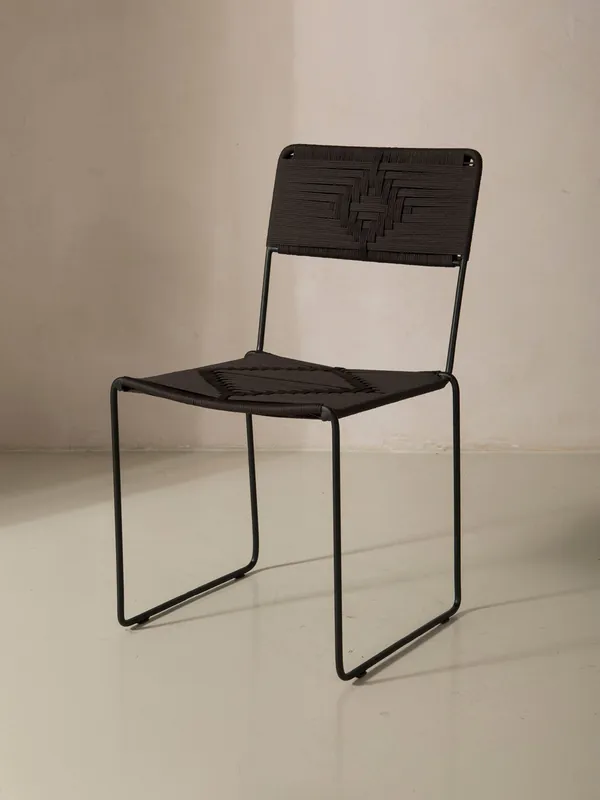 Silla Nawal negra - Jocker Cuir