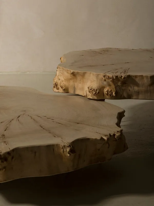Pareja de mesas belgas álamo - Heerenhuis