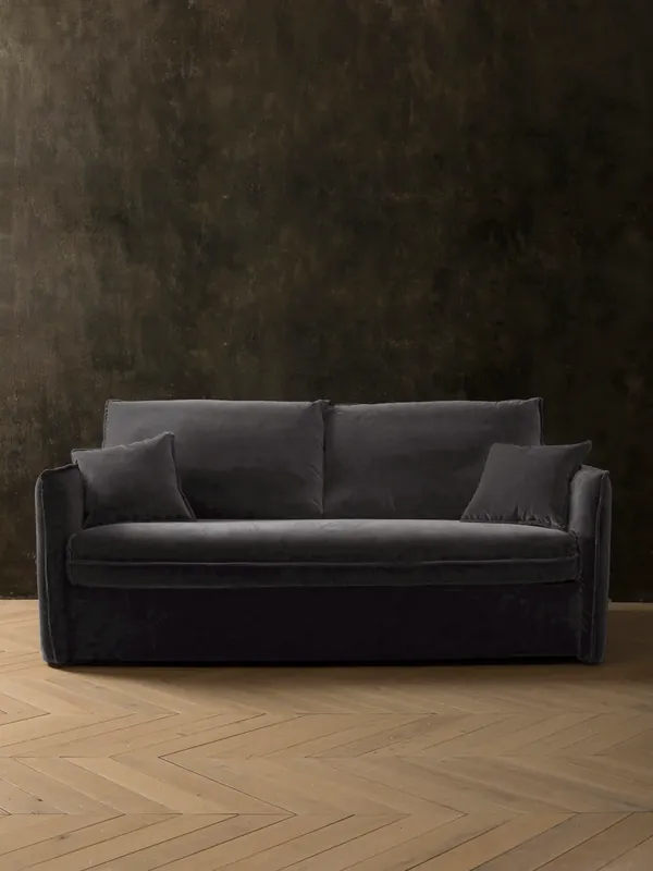 Sofá cama Urban Terciopelo Antracita - Tapidisseny
