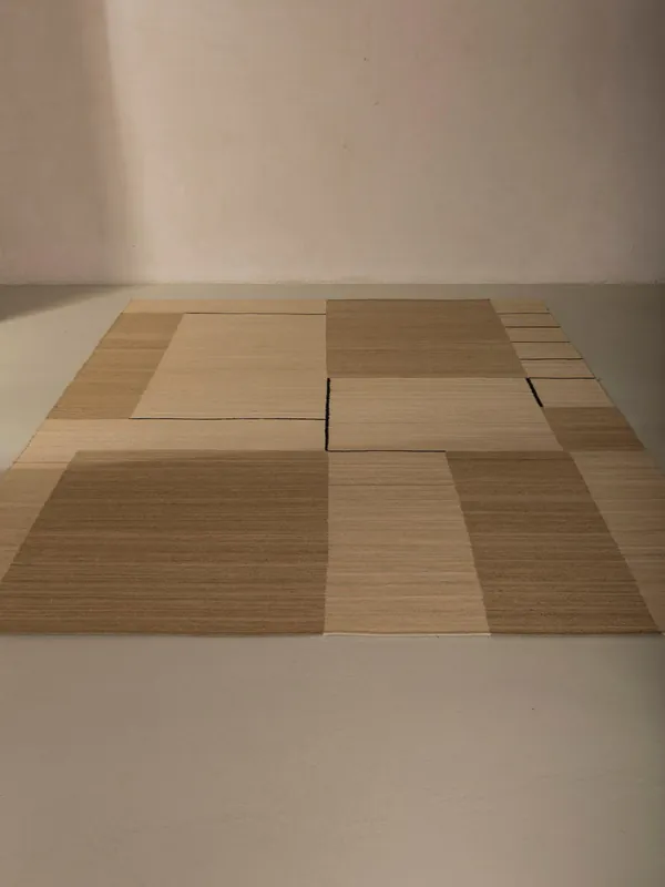 Kilim Piet Beige - Rue Vintage