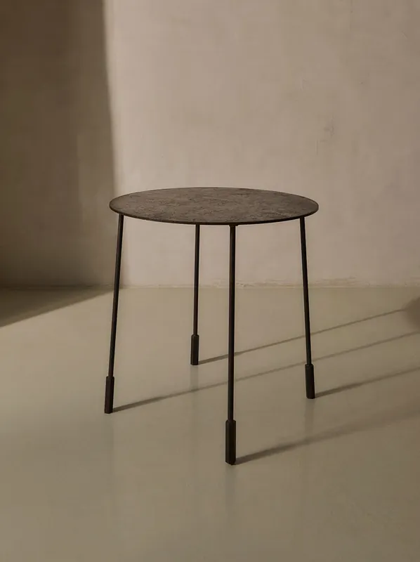 Mesa auxiliar hierro italiana - Rue Vintage