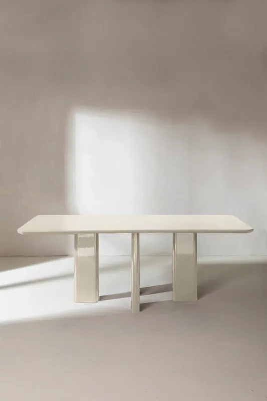 Mesa comedor lacada Blanca - Gabrielle Paris
