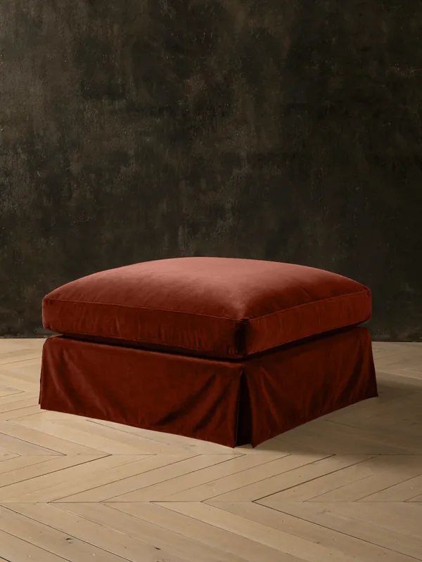 Pouf Amberes terciopelo copper - Tapidisseny