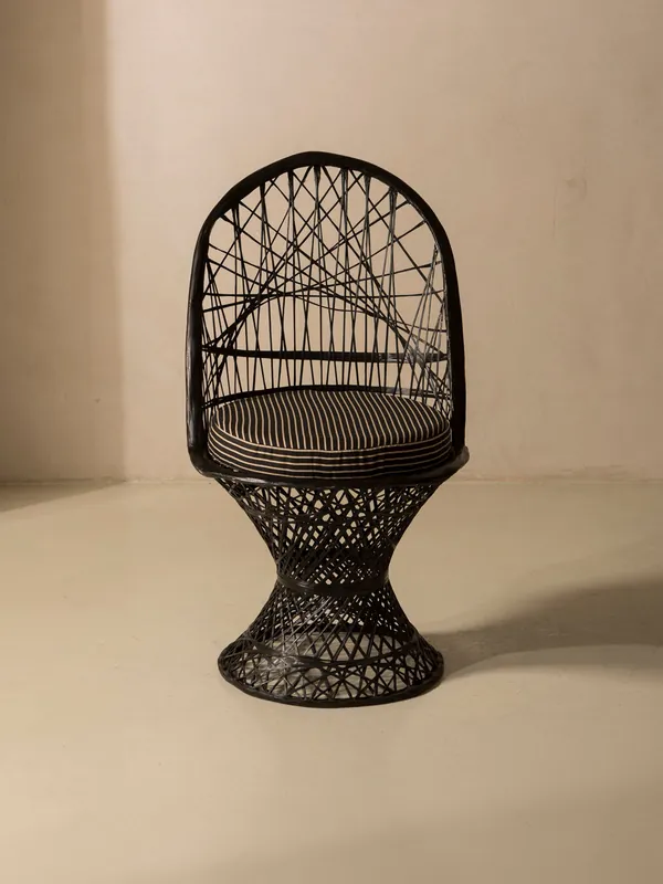 Silla comedor fibra de vidrio black - Fer Attitude