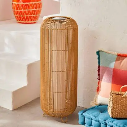 Lámpara de pie exterior solar LOISE Beige - Atmosphera