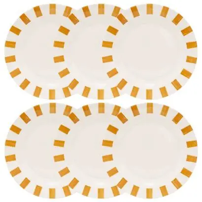 Lote de 6 platos de postre "Cheri" - SECRET DE GOURMET