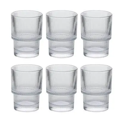 Lote de 6 vasos bajos "Emil'Ieau" - SECRET DE GOURMET